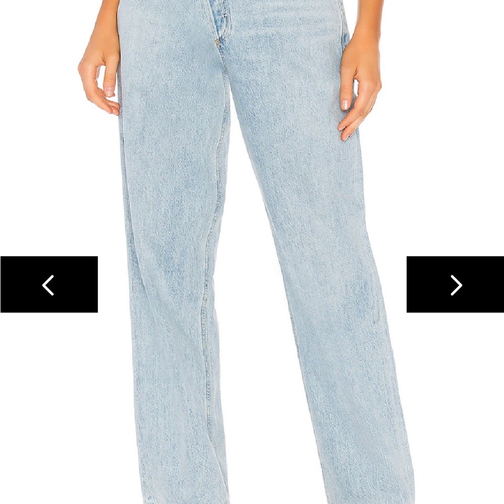 Agolde Criss Cross Straight Leg Jeans - Picture 7 of 7
